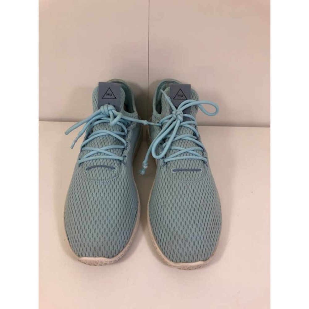 ADIDAS MEN'S ORIGINALS PHARRELL WILLIAMS TENNIS HU SNEAKERS ICE BLUE, Size 10